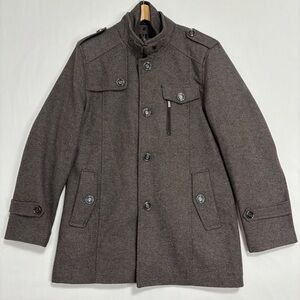 Men's Classic Gray Pea Coat